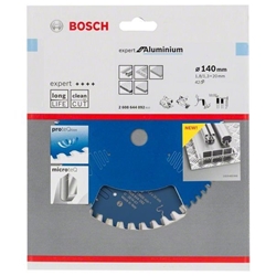 Bosch Kreissägeblatt EXPERT for Aluminium, 140x20x1,8mm, 42 Zähne Nr. 2608644092