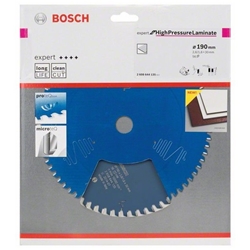 Bosch Kreissägeblatt EXPERT for High Pressure Laminate, 190x30x2,6mm, 56 Zähne Nr. 2608644135