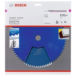 Bosch Kreissägeblatt EXPERT for High Pressure Laminate, 250x30x2,8mm, 80 Zähne Nr. 2608644358