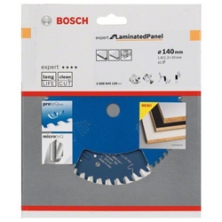 Bosch Kreissägeblatt EXPERT for Laminated Panel, 140x20x1,8mm, 42 Zähne Nr. 2608644126
