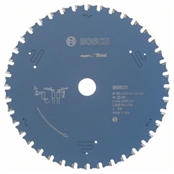 Bosch Kreissägeblatt EXPERT for Steel, 190x20x2,0mm, 40 Zähne Nr. 2608643056
