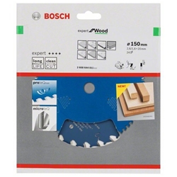 Bosch Kreissägeblatt EXPERT for Wood, 150x20x2,6mm, 24 Zähne Nr. 2608644011