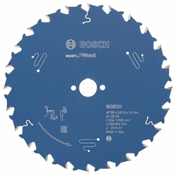 Bosch Kreissägeblatt EXPERT for Wood, 190x20x2,6mm, 24 Zähne Nr. 2608644044