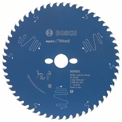 Bosch Kreissägeblatt EXPERT for Wood, 254x30x2,6mm, 54 Zähne Nr. 2608644342