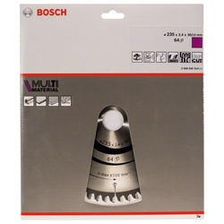 Bosch Kreissägeblatt Multi Material, 235x30/25x2,4mm, 64 Zähne Nr. 2608640514