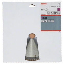 Bosch Kreissägeblatt Multi Material, 260x30x3,2mm, 80 Zähne Nr. 2608641204