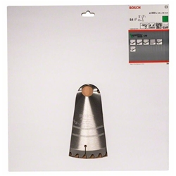 Bosch Kreissägeblatt Optiline Wood für Tischkreissägen, 350x30x3,5mm, 54 Zähne Nr. 2608640674