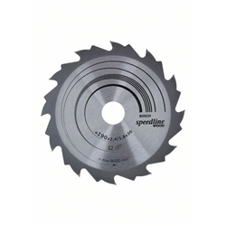 Bosch Kreissägeblatt Speedline Wood, 190x30x2,4mm, 12 Zähne Nr. 2608640800