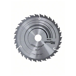 Bosch Kreissägeblatt Speedline Wood, 210x30x2,4mm, 30 Zähne Nr. 2608640803