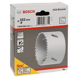 Bosch Lochsäge HSS-Bimetall für Standardadapter, 102mm, 4-Zoll Nr. 2608584131