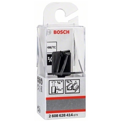 Bosch Nutfräser, 1/4-Zoll, D1 19mm, L 19,6mm, G 51mm, für Handfräsen Nr. 2608628414