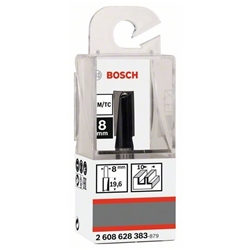 Bosch Nutfräser, 8mm, D1 10mm, L 19,6mm, G 51mm, für Handfräsen Nr. 2608628383