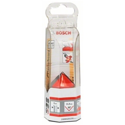 Bosch V-Nutfräser EXPERT for Wood, 8mm, D 31,8mm, L 19mm, G 51mm, 90° Nr. 2608629370