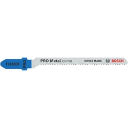 Bosch PRO Metal curve T118EOF Stichsägeblatt, 83mm, 2-tlg. Nr. 2608655099
