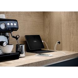 USB Einbau-Doppelsteckdose TYP C 12VDC max. 28W schwarz Nr. 3057425