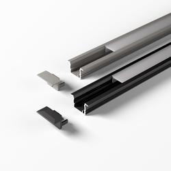 ChannelLine K2 Profil, schwarz opal L=2500 Alu-und, Abdeckprofil Nr. 5576455