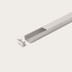 ChannelLine D2 Profil, Alu opal 10er Set L=2500 Alu- und Abdeckprofil Nr. 5587061