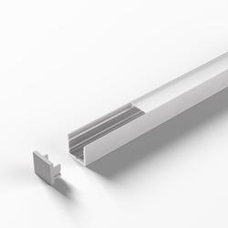 ChannelLine U Profil, Alu opal 10er Set L=3000 Alu-und, Abdeckprofil Nr. 5596412