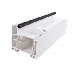 PHI Rahmenauflaufbock passend für System Veka Softline 70, Veka Topline/Perfectline/Swingline, Veka Softline 82 MD und Veka Softline 82 AD, weiß - ähnlich RAL 9016 (VE: 200 St.)