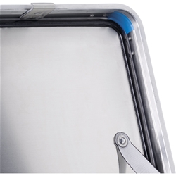 Zarges Alu-Eurobox, 42l, IM: 550x350x220mm, geschäumte Deckeldichtung Nr. 40701