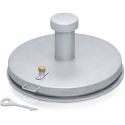 Zarges Brunnenabdeckung, rund, Stahl verzinkt, Schachtmaß Ø 625mm Nr. 47126