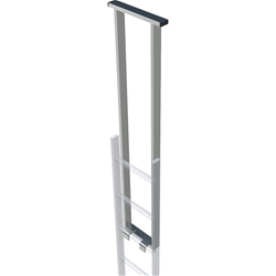 Zarges Einstieghilfe für Leitern Edelstahl, doppelholmig, für Lichte Weite 300mm Nr. 47235
