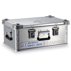 Zarges K 470 Akku Safe, 42l, IM: 550x350x220mm, mit feuerfestem Polster-/Aufsaugmaterial Nr. 40583