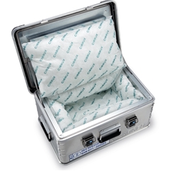 Zarges K 470 Akku Safe, 42l, IM: 550x350x220mm, mit feuerfestem Polster-/Aufsaugmaterial Nr. 40583