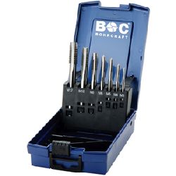 Maschinen-Gewindebohrersatz DIN 371/376 HSS-E, M3-M12 in Kunststoff-Box Nr. 41421330007