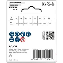 Bosch Wood and Drywall Lochsägen-Set mit Aufsteckhalter, 25/32/38/44/51/57/63/68x28mm, 8-tlg. Nr. 2608594509