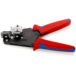 Knipex Präzisions-Abisolierzange mit Formmessern mit Mehrkomponenten-Hüllen brüniert 195 mm Nr. 12 12 14
