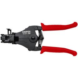 Knipex Abisolierzange mit Formmessern mit Kunststoff-Griffhüllen schwarz lackiert 180 mm (SB-Karte/Blister) Nr. 12 21 180 SB