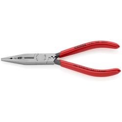 Knipex Verdrahtungszange mit Kunststoff überzogen schwarz atramentiert 160 mm Nr. 13 01 160