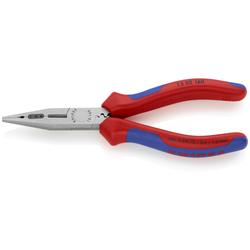 Knipex Verdrahtungszange mit Mehrkomponenten-Hüllen schwarz atramentiert 160 mm (SB-Karte/Blister) Nr. 13 02 160 SB
