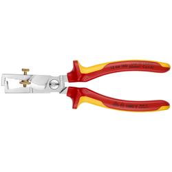 Knipex StriX® Abisolierzangen mit Kabelschere isoliert mit Mehrkomponenten-Hüllen, VDE-geprüft verchromt 180 mm (SB-Karte/Blister) Nr. 13 66 180 SB