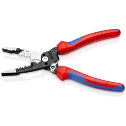 Knipex WireStripper Multifunktions-Elektrikerzange amerikanisches Modell mit Mehrkomponenten-Hüllen schwarz atramentiert 200 mm Nr. 13 72 8