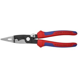 Knipex Elektro-Installationszange mit Mehrkomponenten-Hüllen schwarz atramentiert 200 mm Nr. 13 92 200