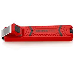 Knipex Abmantelungswerkzeug mit Schleppklinge schlagfestes Kunststoffgehäuse 130 mm Nr. 16 20 16 SB