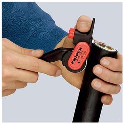 Knipex Abmantelungswerkzeug glasfaserverstärktes Polyamid 150 mm (SB-Karte/Blister) Nr. 16 40 150