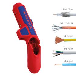 Knipex ErgoStrip® Universal-Abmantelungswerkzeug 135 mm Nr. 16 95 01 SB