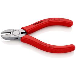 Knipex Seitenschneider mit Kunststoff überzogen schwarz atramentiert 110 mm Nr. 70 11 110