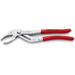 Knipex Siphon- und Connectorenzange SpeedGrip mit rutschhemmendem Kunststoff überzogen verchromt 250 mm Nr. 81 03 250