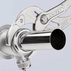 Knipex Siphon- und Connectorenzange SpeedGrip mit rutschhemmendem Kunststoff überzogen verchromt 250 mm Nr. 81 03 250