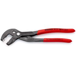 Knipex Federbandschellenzange mit rutschhemmendem Kunststoff überzogen grau atramentiert 180 mm Nr. 85 51 180 A