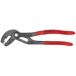 Knipex Federbandschellenzange mit rutschhemmendem Kunststoff überzogen grau atramentiert 180 mm Nr. 85 51 180 A