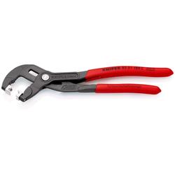 Knipex Schlauchschellenzange für Click-Schellen mit rutschhemmendem Kunststoff überzogen grau atramentiert 180 mm Nr. 85 51 180 C