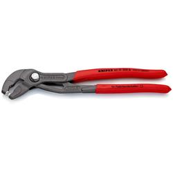 Knipex Federbandschellenzange mit rutschhemmendem Kunststoff überzogen grau atramentiert 250 mm Nr. 85 51 250 A