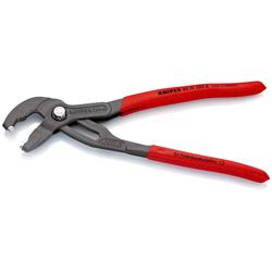 Knipex Federbandschellenzange mit rutschhemmendem Kunststoff überzogen grau atramentiert 250 mm Nr. 85 51 250 A