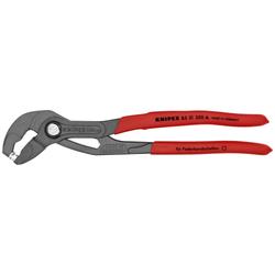 Knipex Federbandschellenzange mit rutschhemmendem Kunststoff überzogen grau atramentiert 250 mm Nr. 85 51 250 A