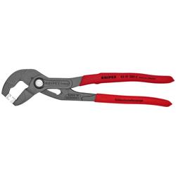 Knipex Schlauchschellenzange für Click-Schellen mit rutschhemmendem Kunststoff überzogen grau atramentiert 250 mm (SB-Karte/Blister) Nr. 85 51 250 C SB